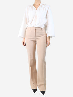 Dusty pink tailored trousers - size UK 10 Trousers Emilio Pucci 