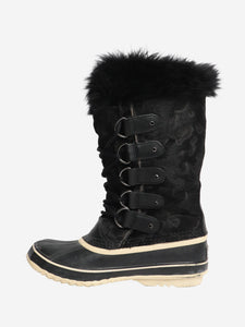 Sorel Black snow boots - size EU 40