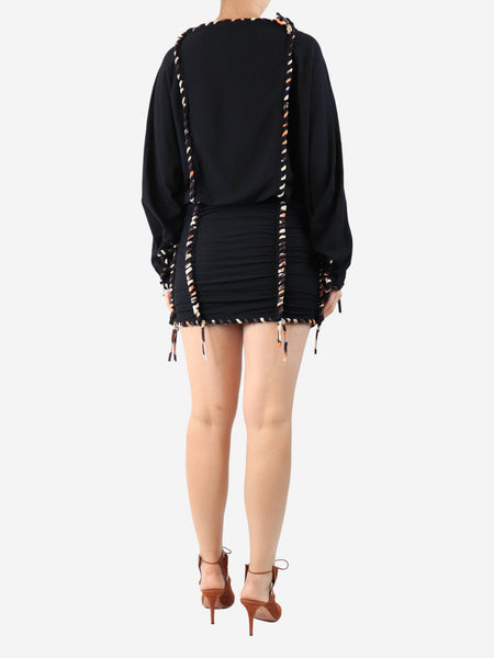 Black Zina mini dress - size UK 8 alternate image