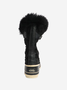 Sorel Black snow boots - size EU 40