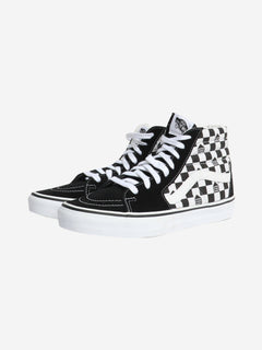 Black and white Sk8-Hi DSM checkerboard trainers - size EU 40.5 Trainers Vans 