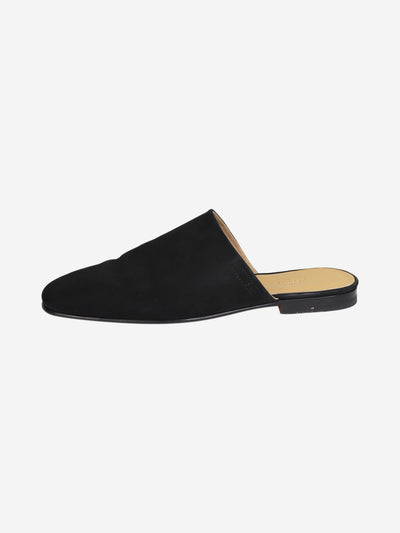 Black leather mules - size EU 42 Flat Shoes Hermes 