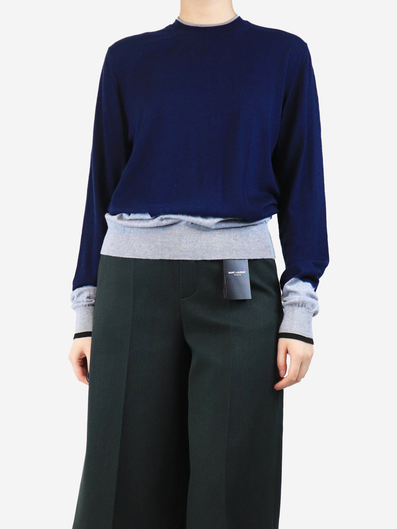 tie dye wool jumper