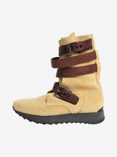 Neutral suede ankle boots - size EU 41 Boots Loewe 