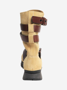 Loewe Neutral suede ankle boots - size EU 41