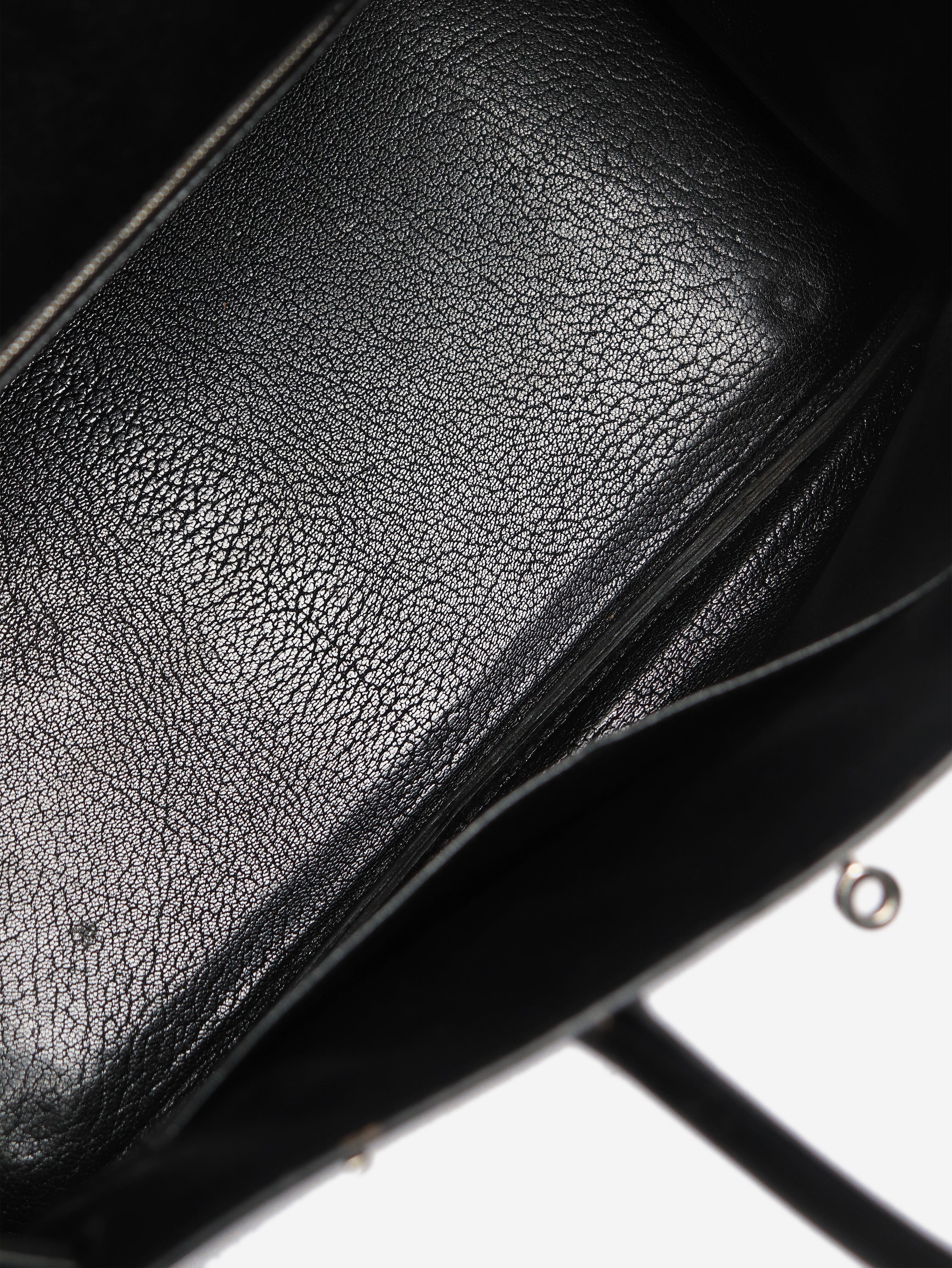 Noir vintage 1999 Birkin 35 bag Top Handle Bags Hermes 