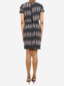 Isabel Marant Etoile Multicoloured printed silk midi dress - size UK 8