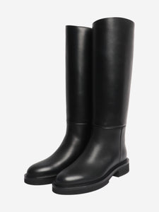 Khaite Khaite Black knee high riding boots - size EU 38 (UK 5)
