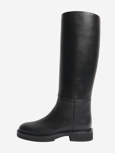 Khaite Black knee high riding boots - size EU 38 (UK 5) Boots Khaite 