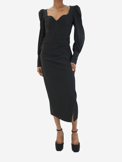 Black bustier midi dress - size IT 38 Dresses Violante Nessi 