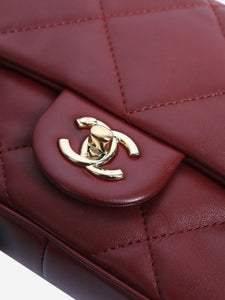Chanel Wine 2019 Easy carry flap bag