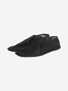 The Row Black mesh sock flats - size EU 40