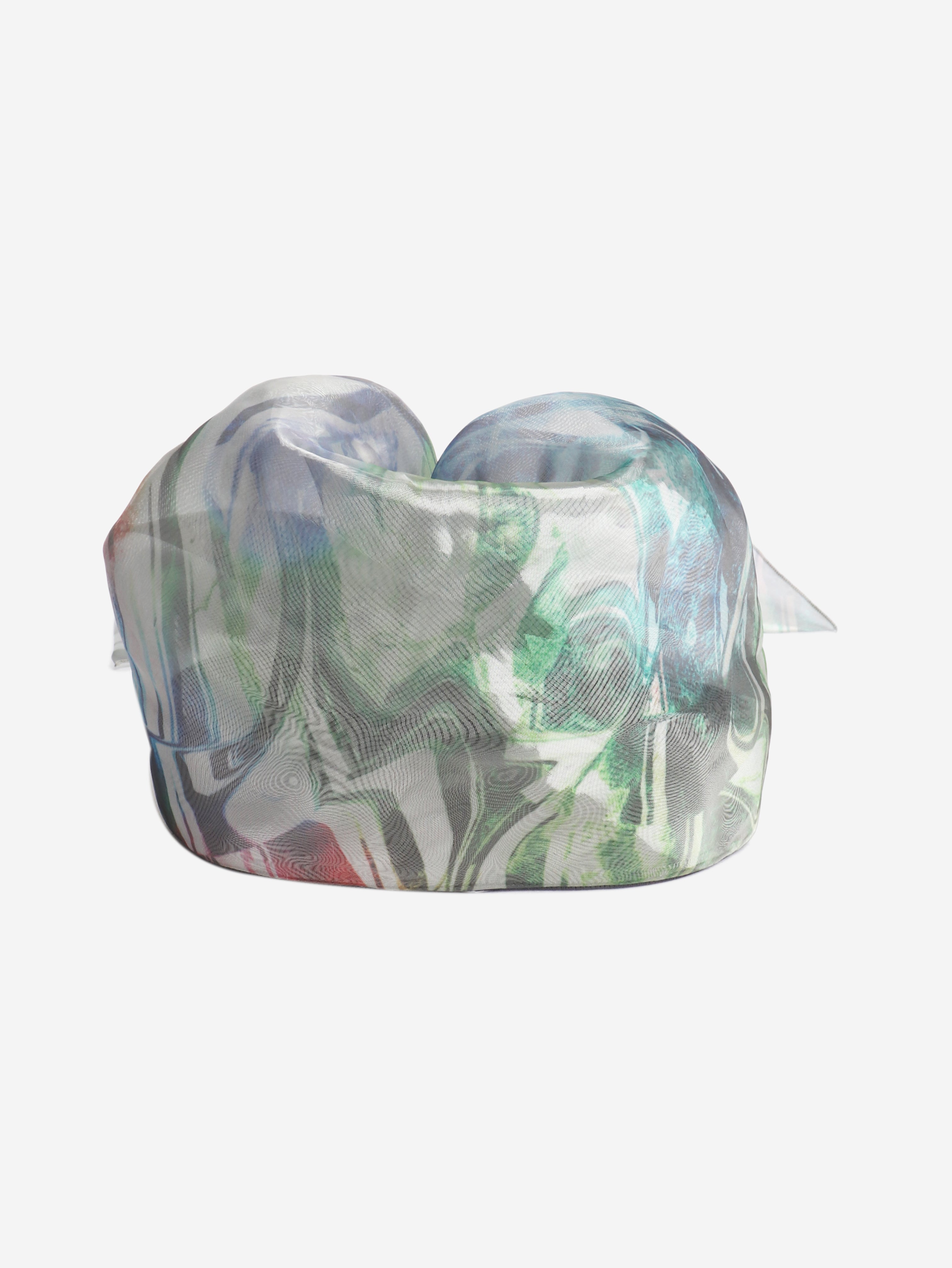 Multicolour holographic head cover