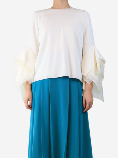 White Rana top - size UK 12 Tops Roksanda 
