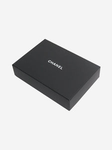 Chanel Lemon 2021 diamond-quilted lambskin candy chain wallet