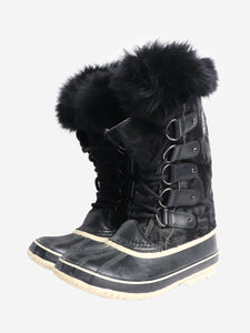 Sorel Black snow boots - size EU 40