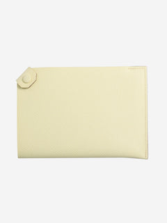 Yellow Tarmac passport holder Wallets, Purses & Small Leather Goods Hermes 