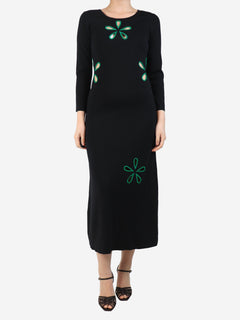 Black cutout midi dress - size UK 8 Dresses Tresse 