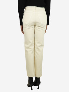 Khaite Cream Abigail jeans - size UK 6