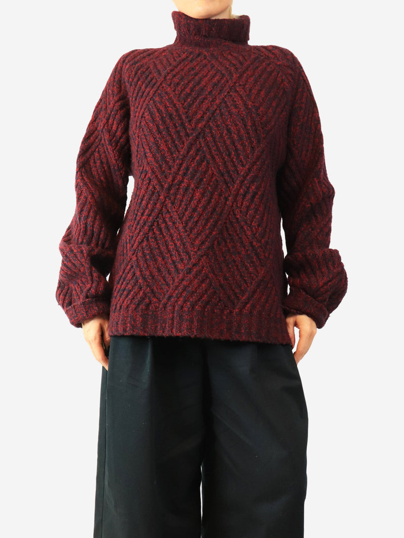 Chunky roll neck knit sweater - size S Knitwear Victoria Beckham 