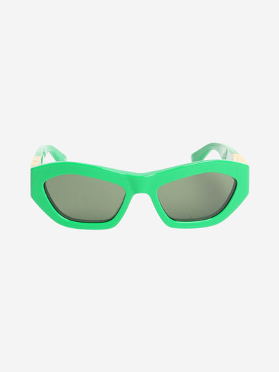 Green cat-eye sunglasses Sunglasses Bottega Veneta 