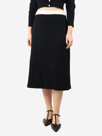 Black knit midi skirt - size XL Skirts Gucci 