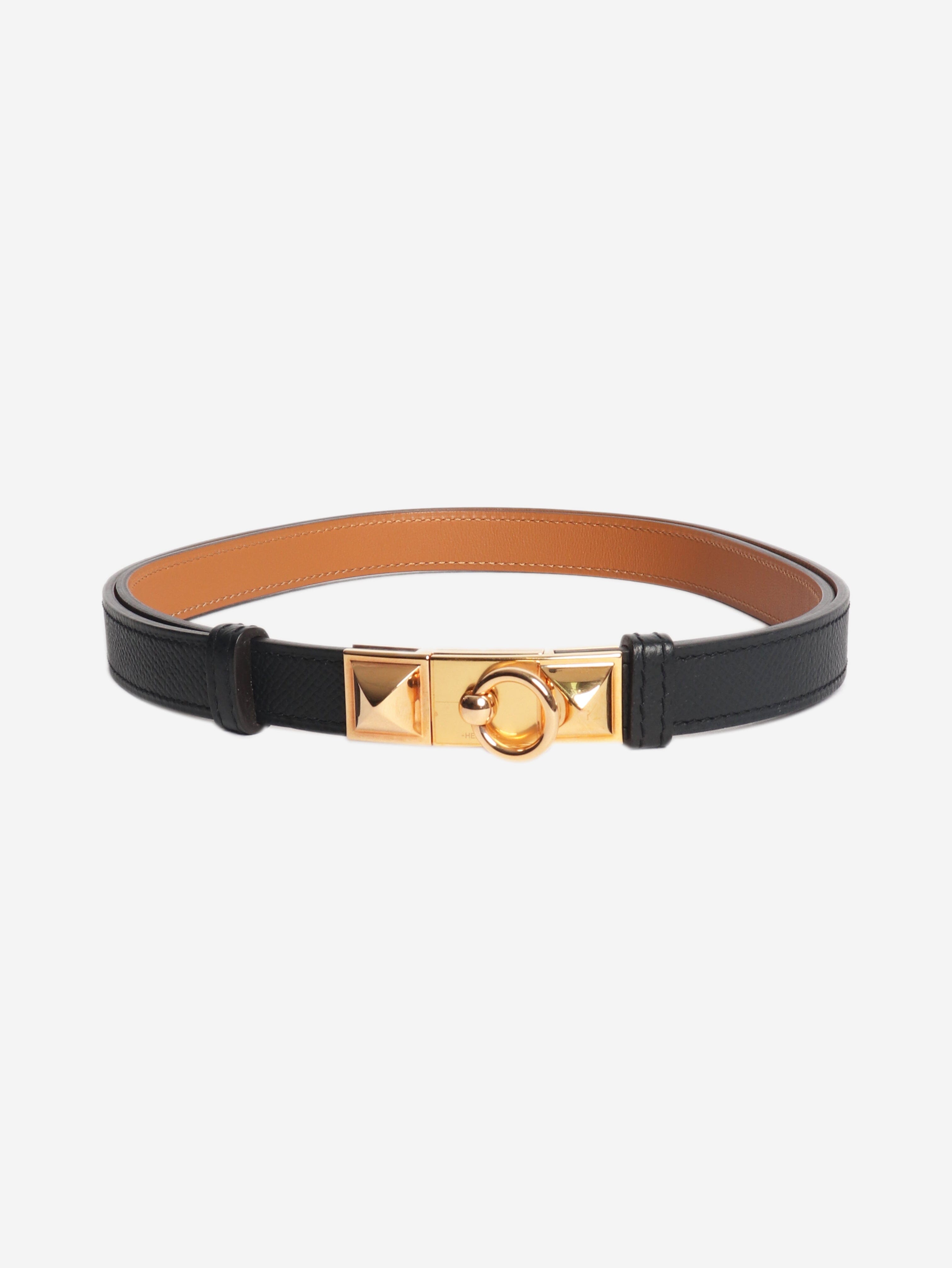 Black Rivale 18 belt Belts Hermes 