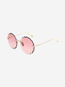 Chloe Pink Rosie flower shaped sunglasses