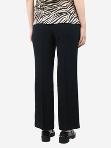 N°21 N°21 Black straight-leg trousers - size UK 14