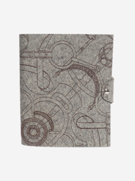 Grey Eperon d’Or felt notebook product image