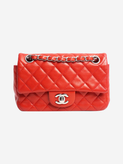 Red 2011 lambskin small flap bag Cross-body Bags Chanel 