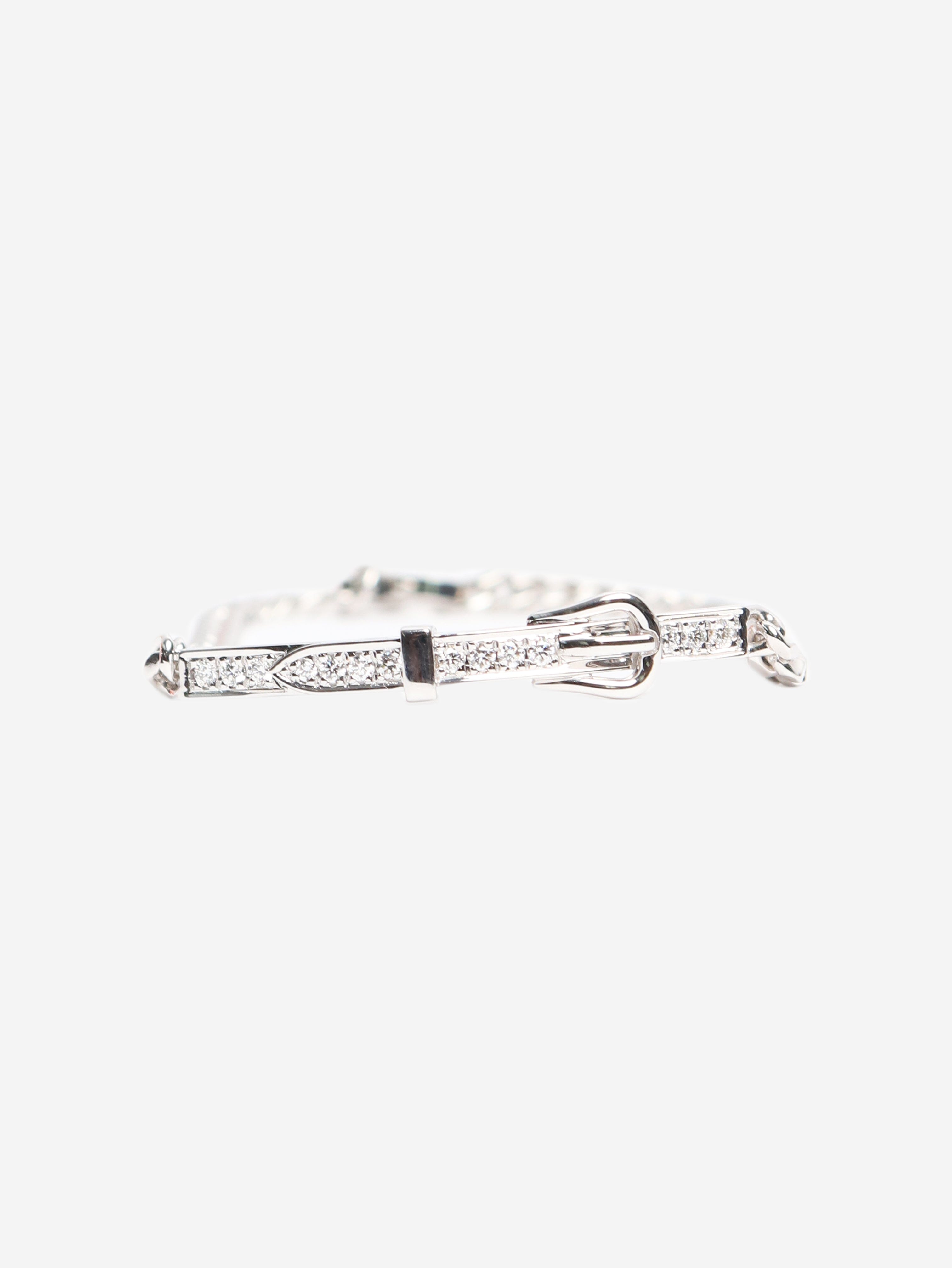Silver Etriviere chain bracelet Bracelets Hermes 