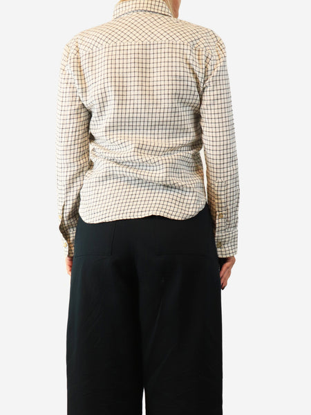 Black and white Vittorio shirt - size UK 10 alternate image