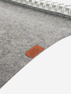 Grey Eperon d’Or felt notebook