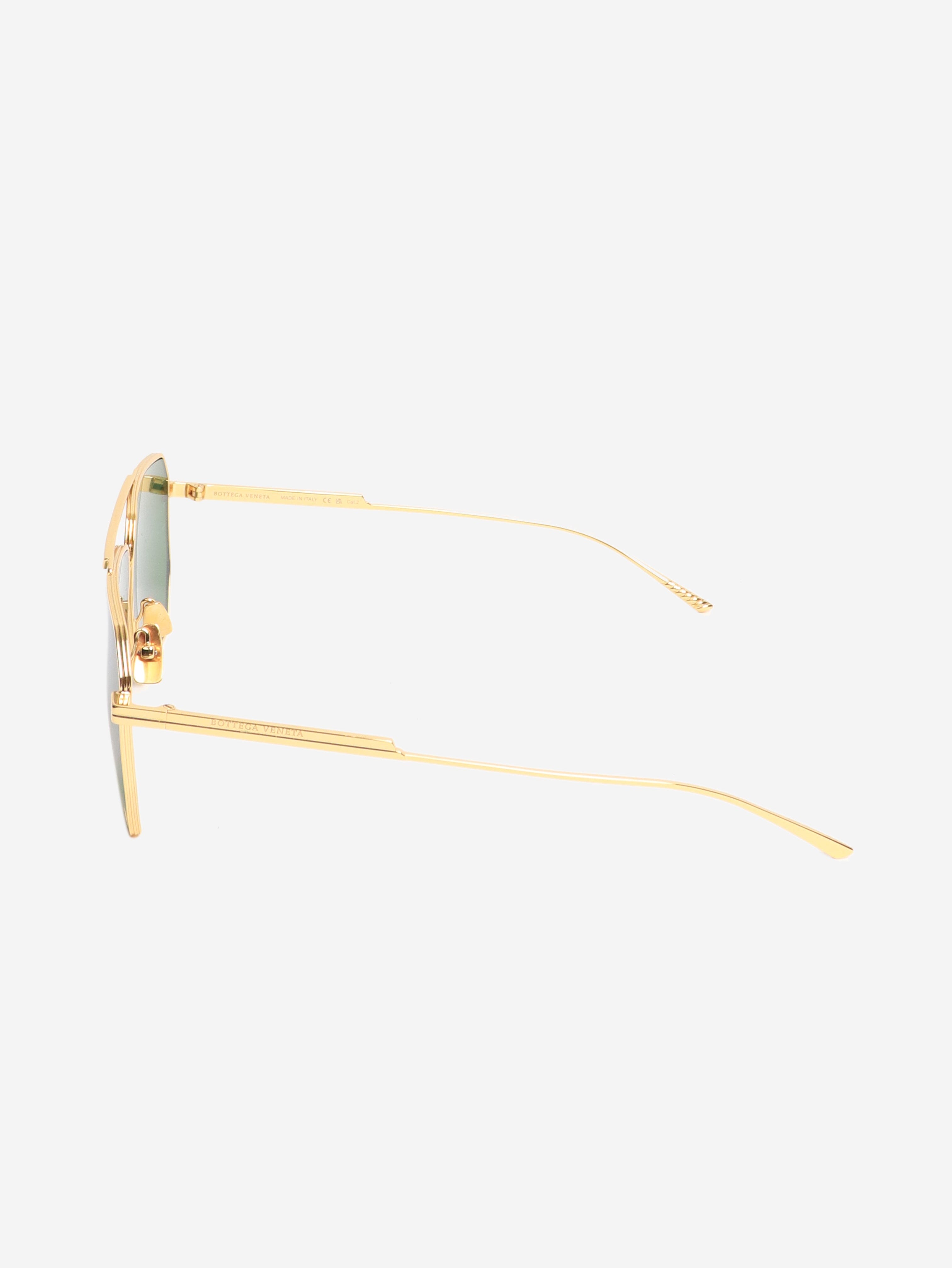 Gold aviator sunglasses Sunglasses Bottega Veneta 