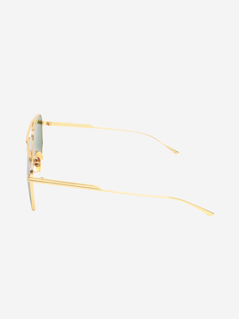 Gold aviator sunglasses Sunglasses Bottega Veneta 