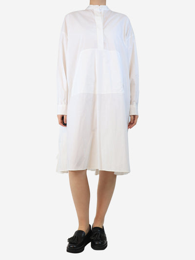 White relaxed fit shirt dress - size UK 10 Dresses MM6 Maison Margiela 