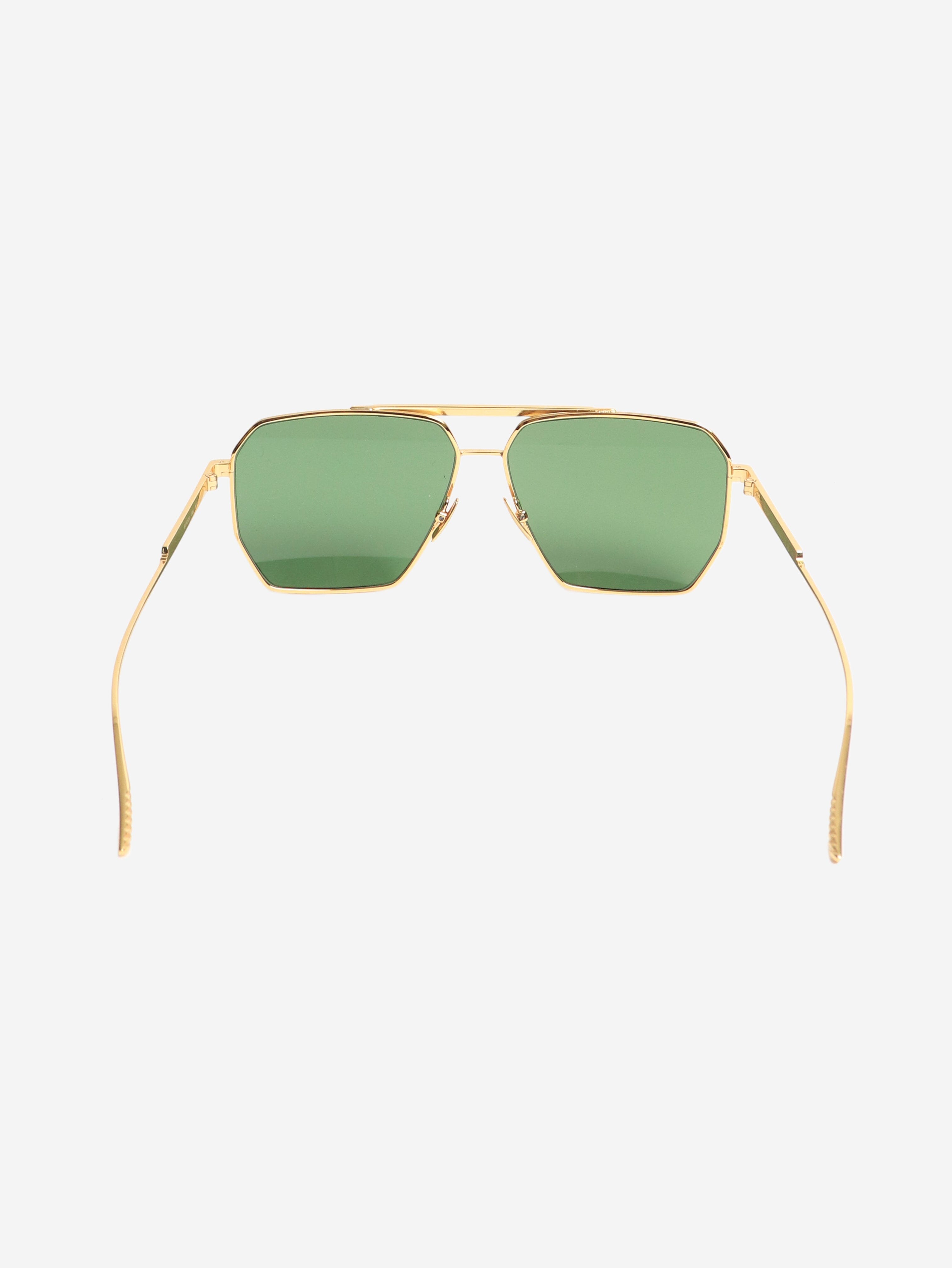 Gold aviator sunglasses Sunglasses Bottega Veneta 