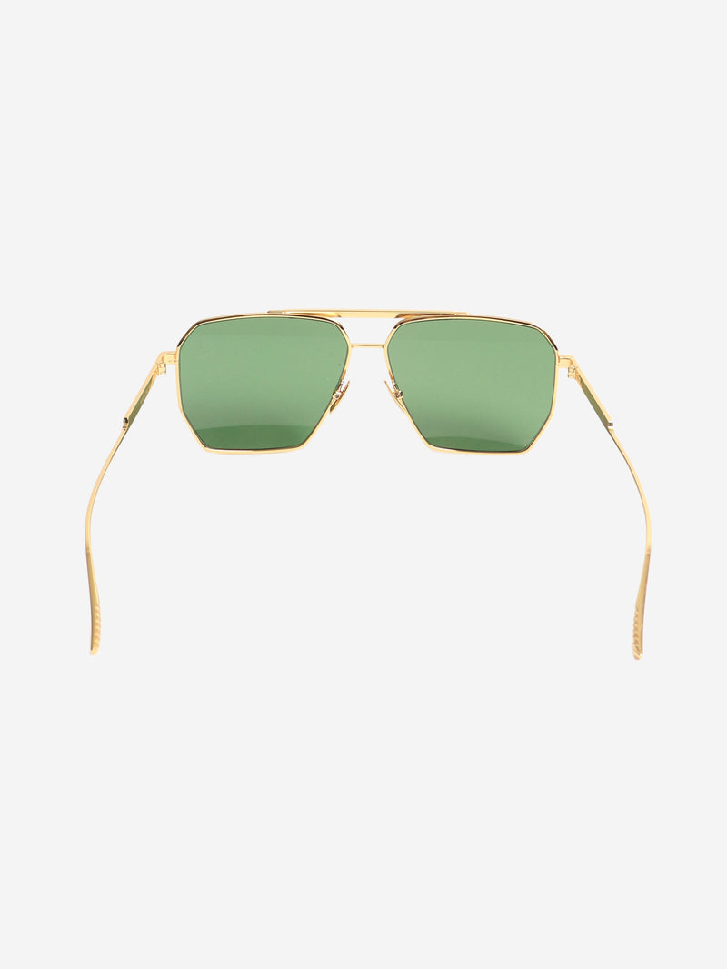 Gold aviator sunglasses Sunglasses Bottega Veneta 