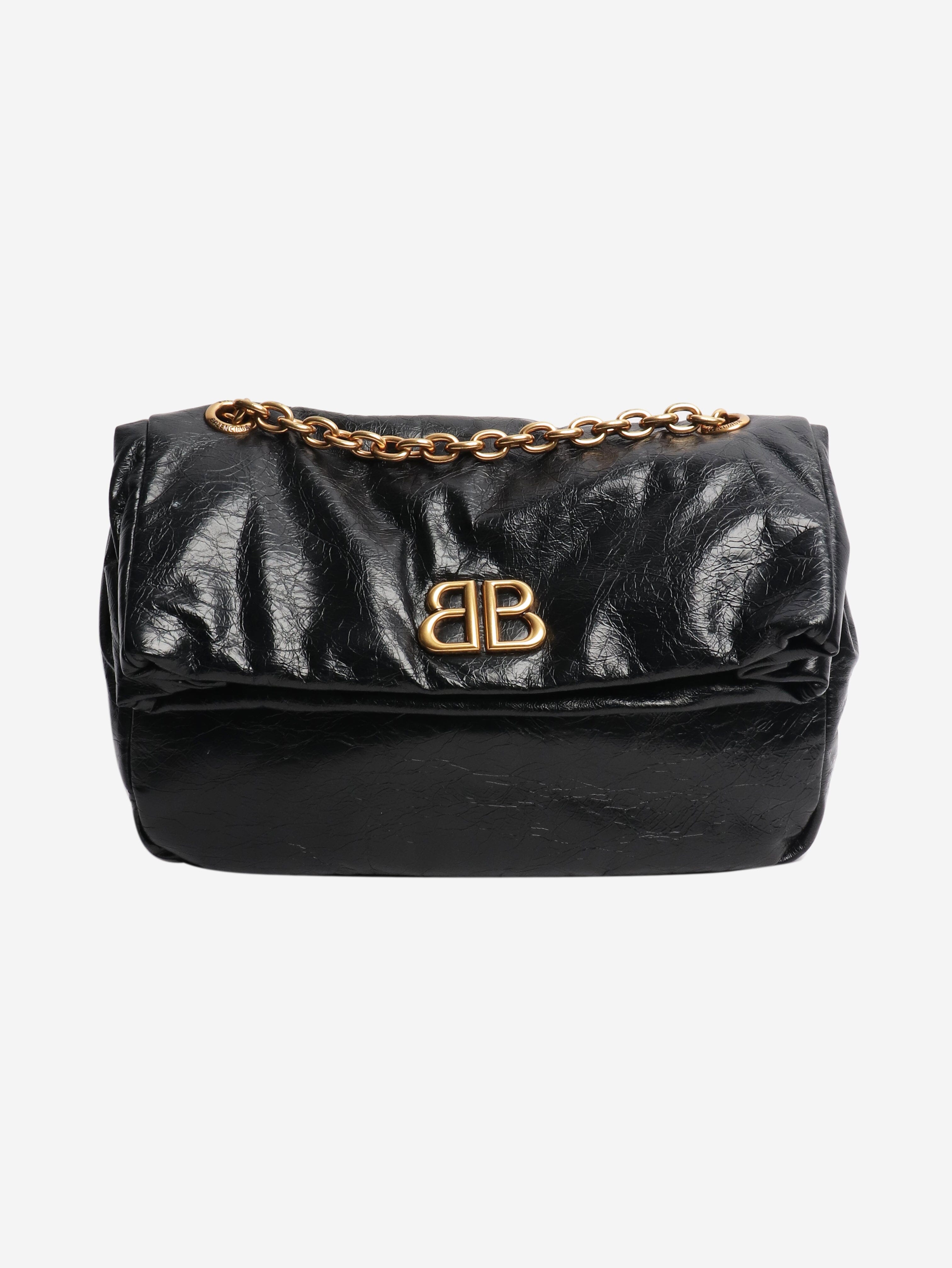Black Monaco chain-strap shoulder bag Shoulder bags Balenciaga 