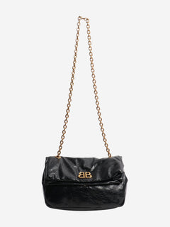 Black Monaco chain-strap shoulder bag Shoulder bags Balenciaga 