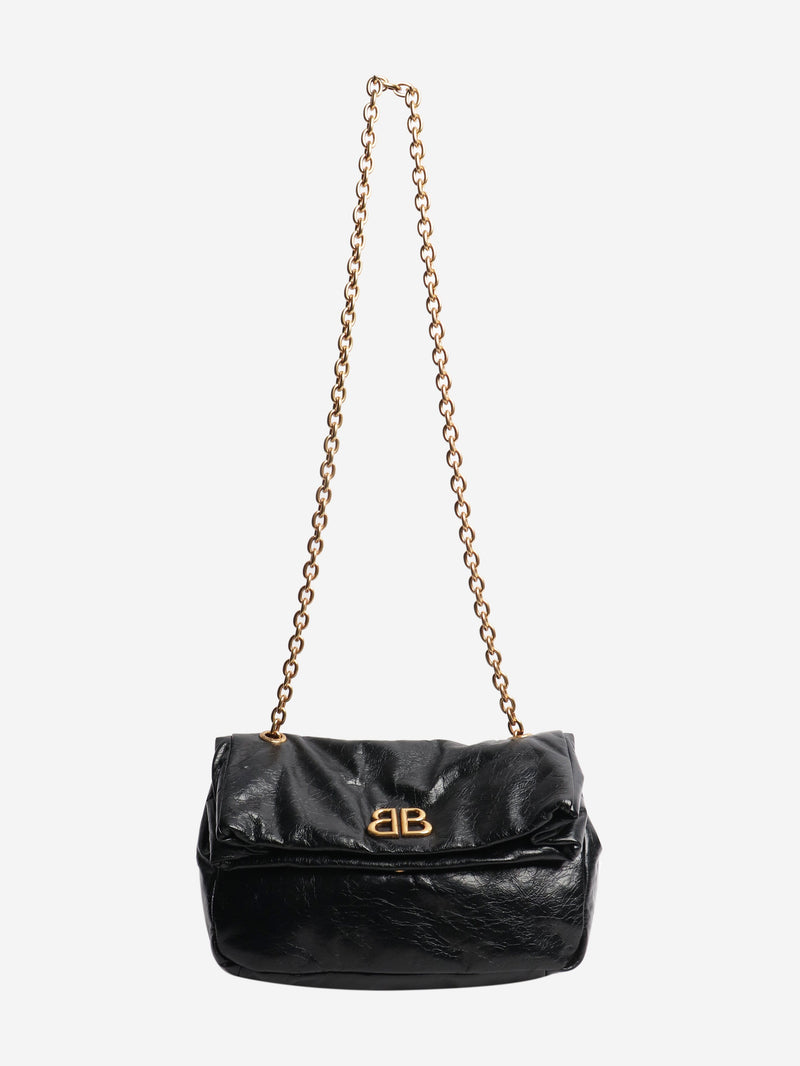 Black Monaco chain-strap shoulder bag Shoulder bags Balenciaga 