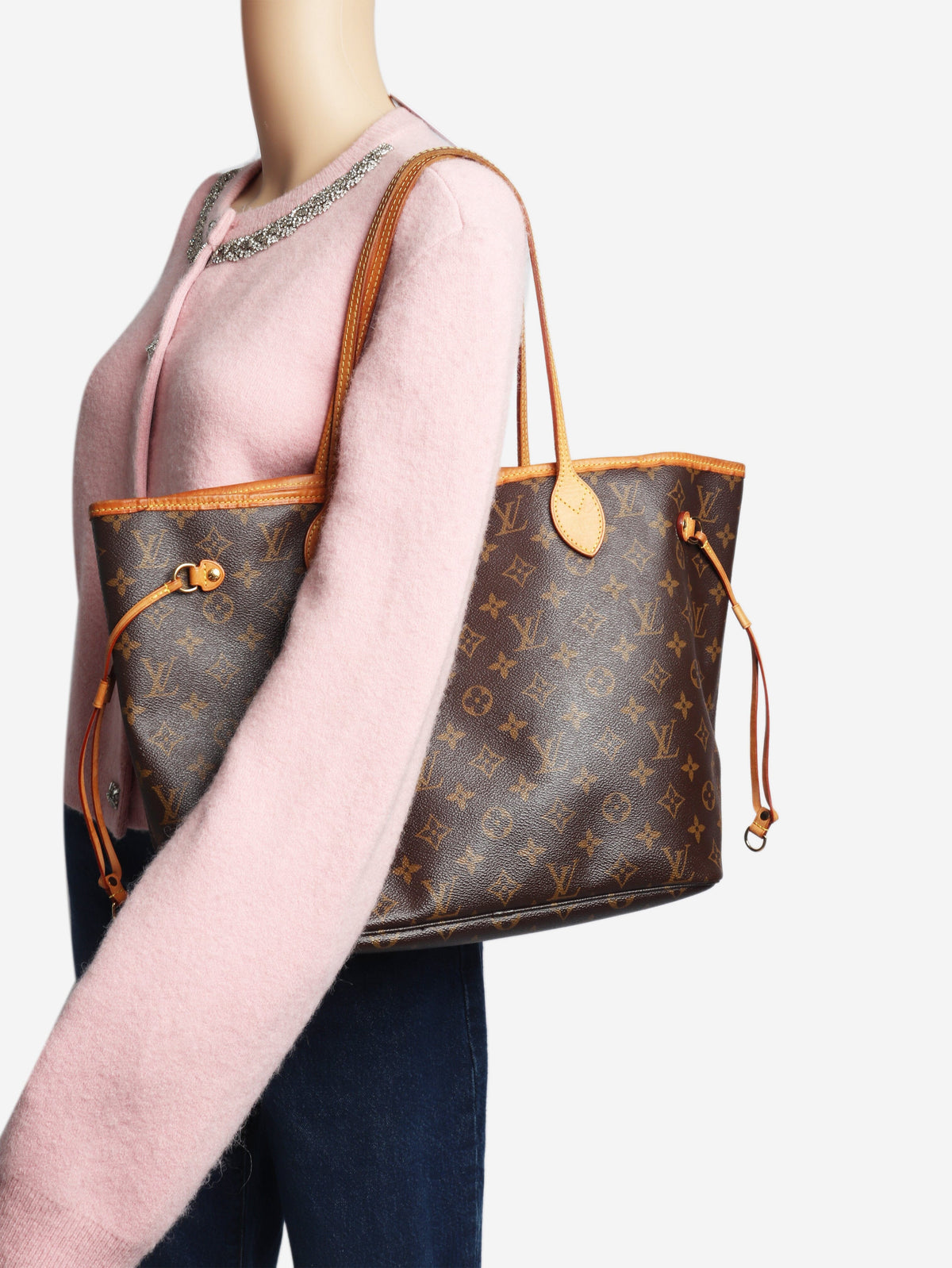 Brown 2008 Monogram Neverfull MM tote Tote Bags Louis Vuitton 