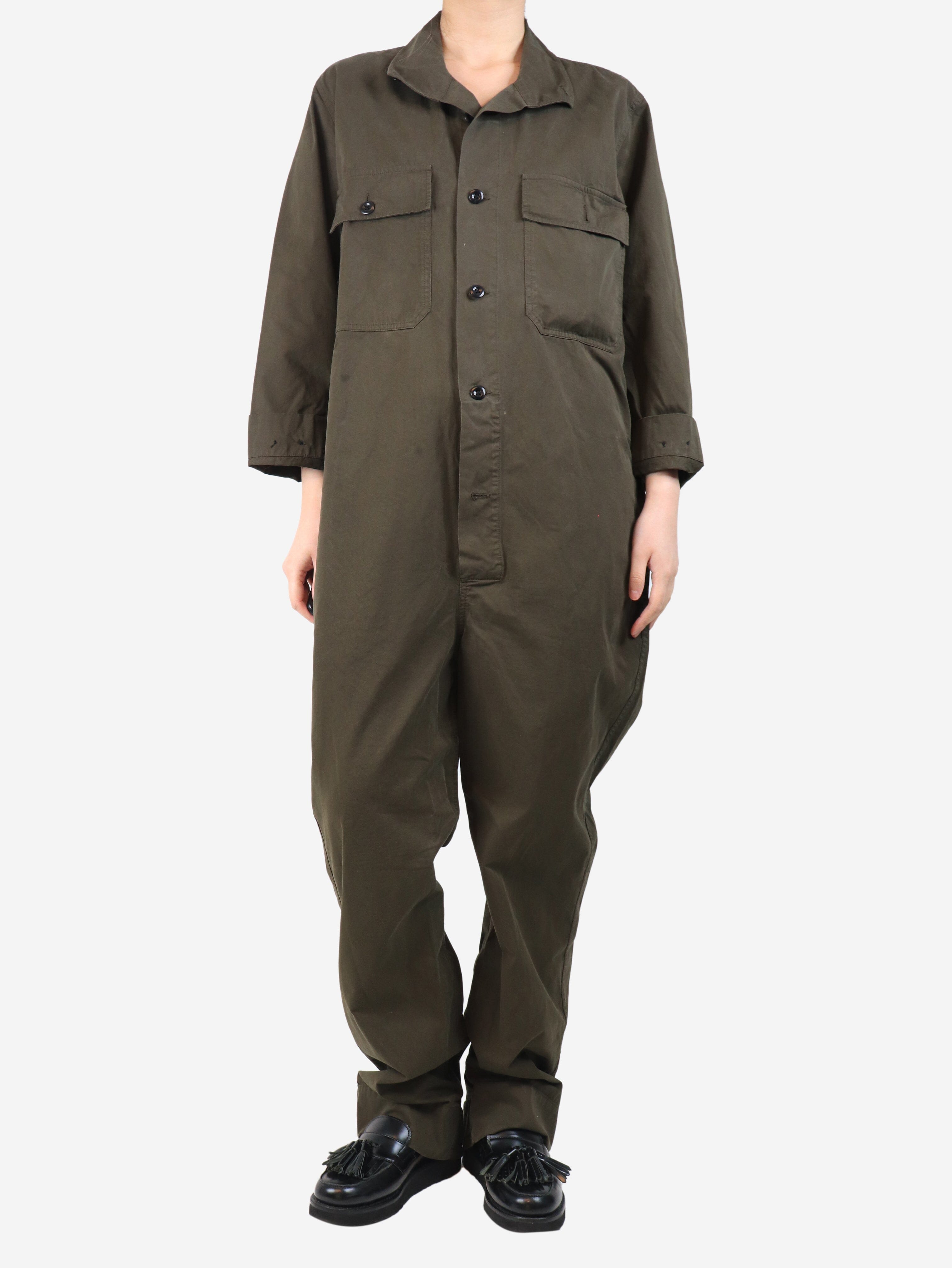 Khaki oversized jumpsuit - size L Jumpsuits Margaret Howell 