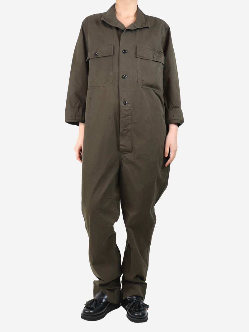 Khaki oversized jumpsuit - size L Jumpsuits Margaret Howell 