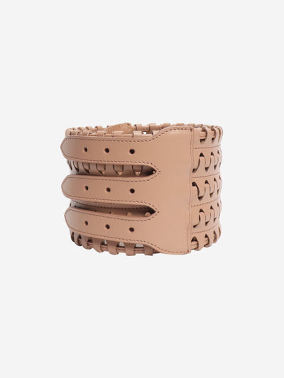 Neutral woven wide belt Belts Alaia 