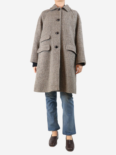 Brown tweed wool coat - size UK 10 Coats & Jackets Weekend Max Mara 