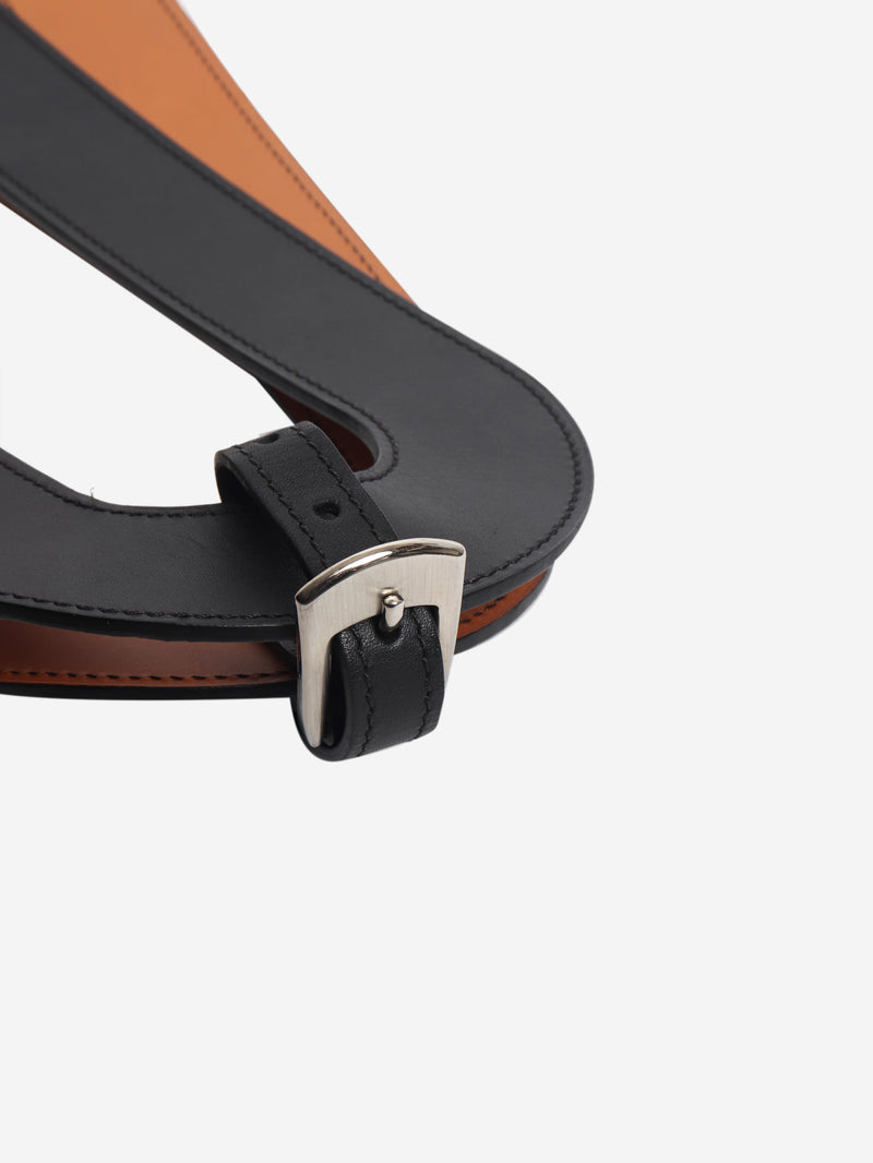 Black La Delicieuse leather corset belt
