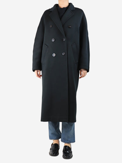 Black double-breasted coat - size UK 12 Coats & Jackets Max Mara 