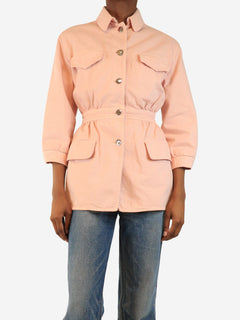 Pink denim jacket - size UK 6 Coats & Jackets Prada 
